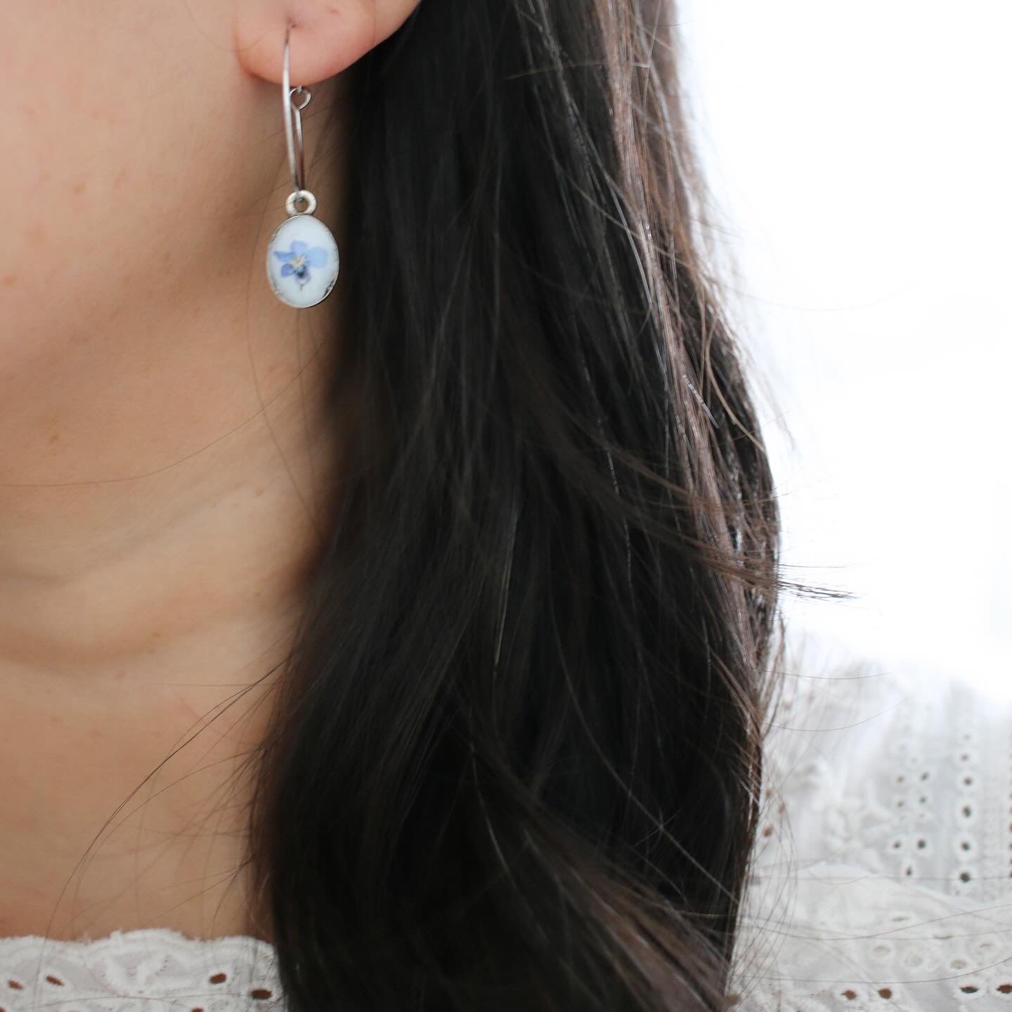 Silver Diana Earrings