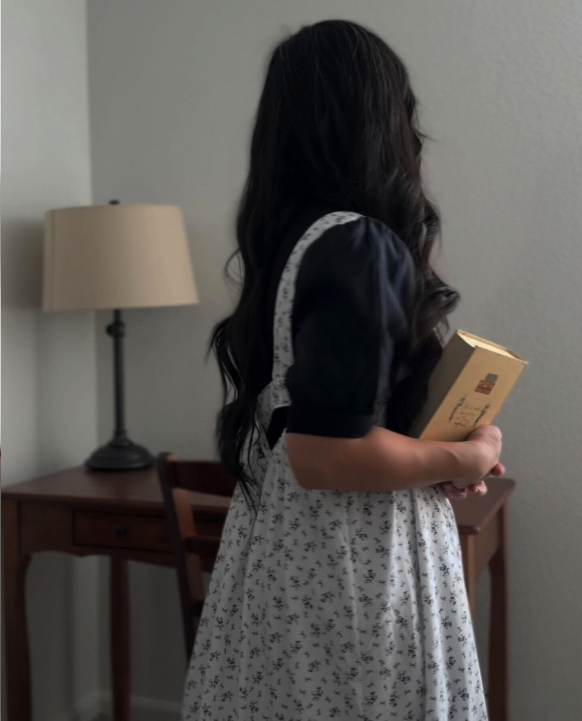 A Poem of Flowers Pinafore Dress