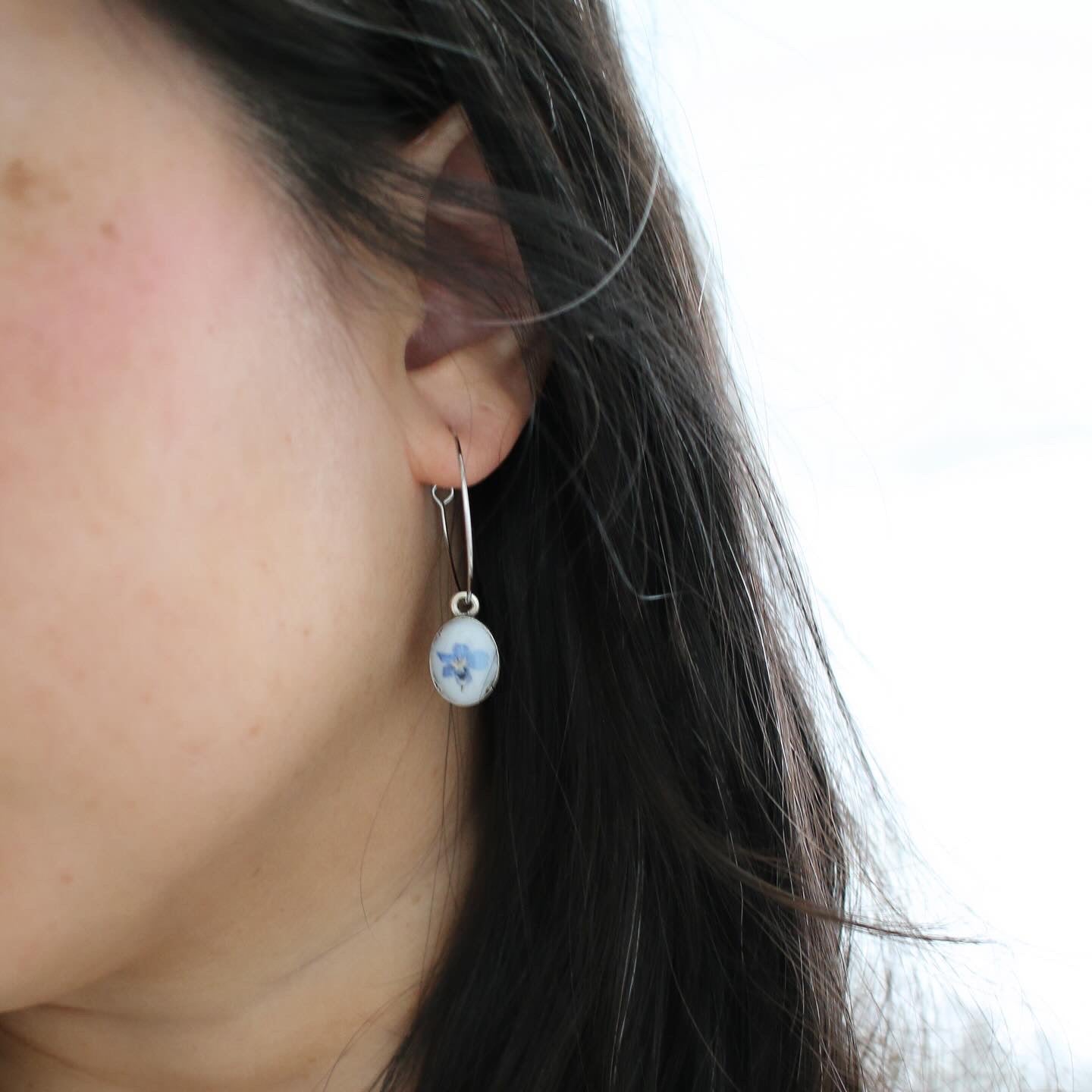 Silver Diana Earrings