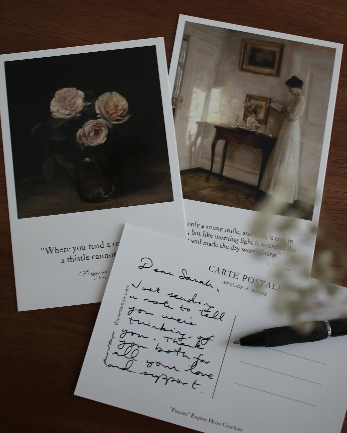 Postcard Set - Vignettes and Flowers of Old