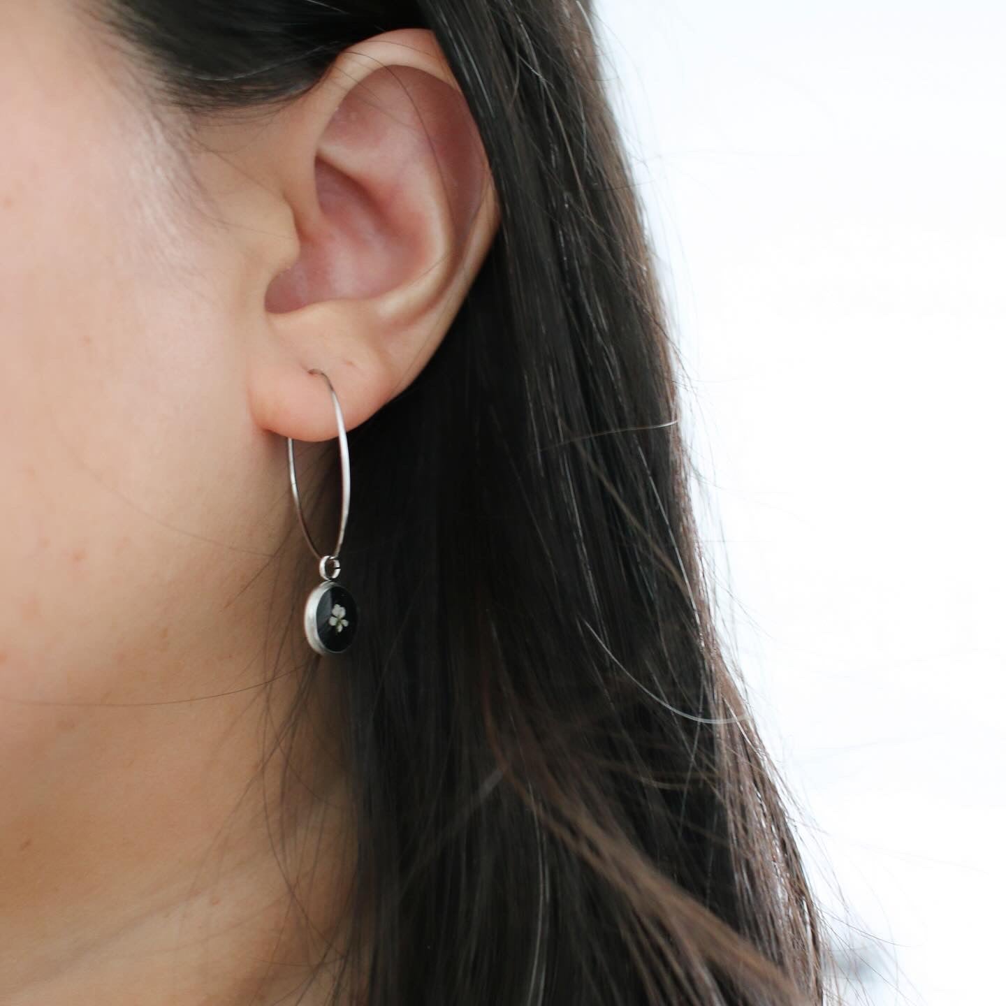 Silver Marilla Hoop Earrings