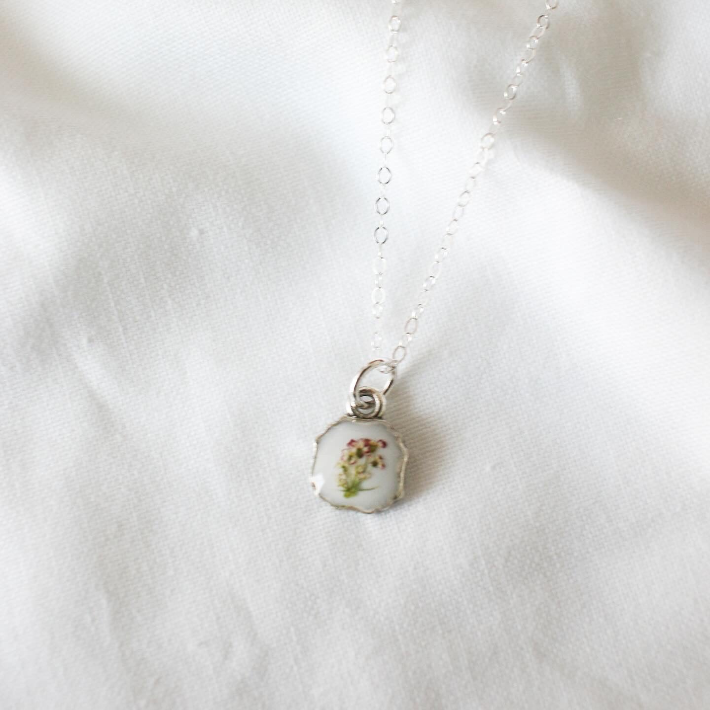 Diana Square Necklace in Silver