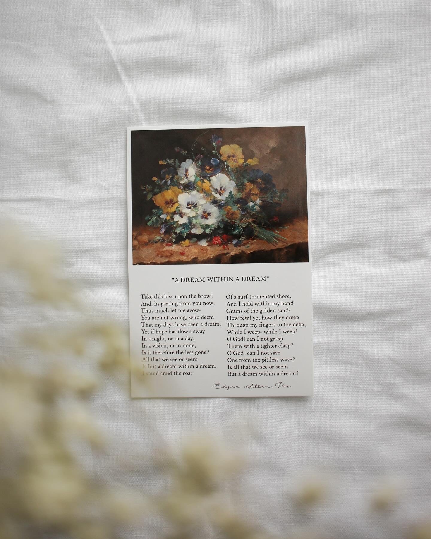 Postcard Set - Vignettes and Flowers of Old