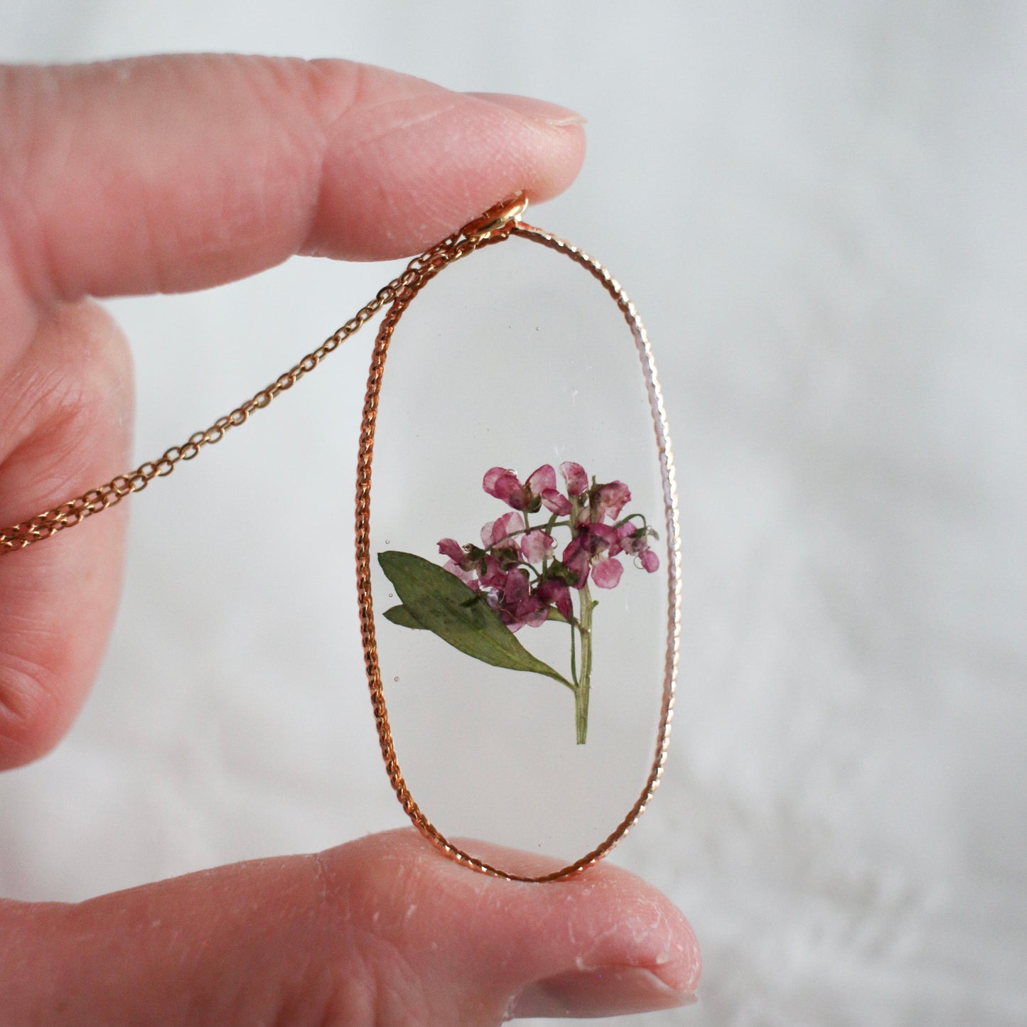 The Sowerby Necklace in Ballet Slipper Pink