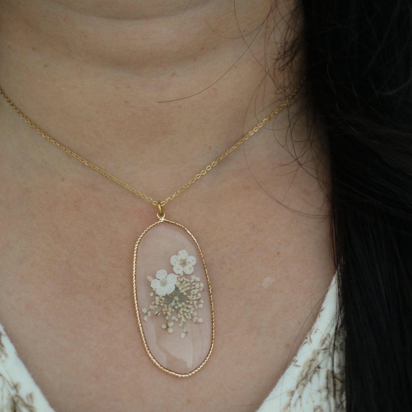 The Sowerby Necklace in Antique White