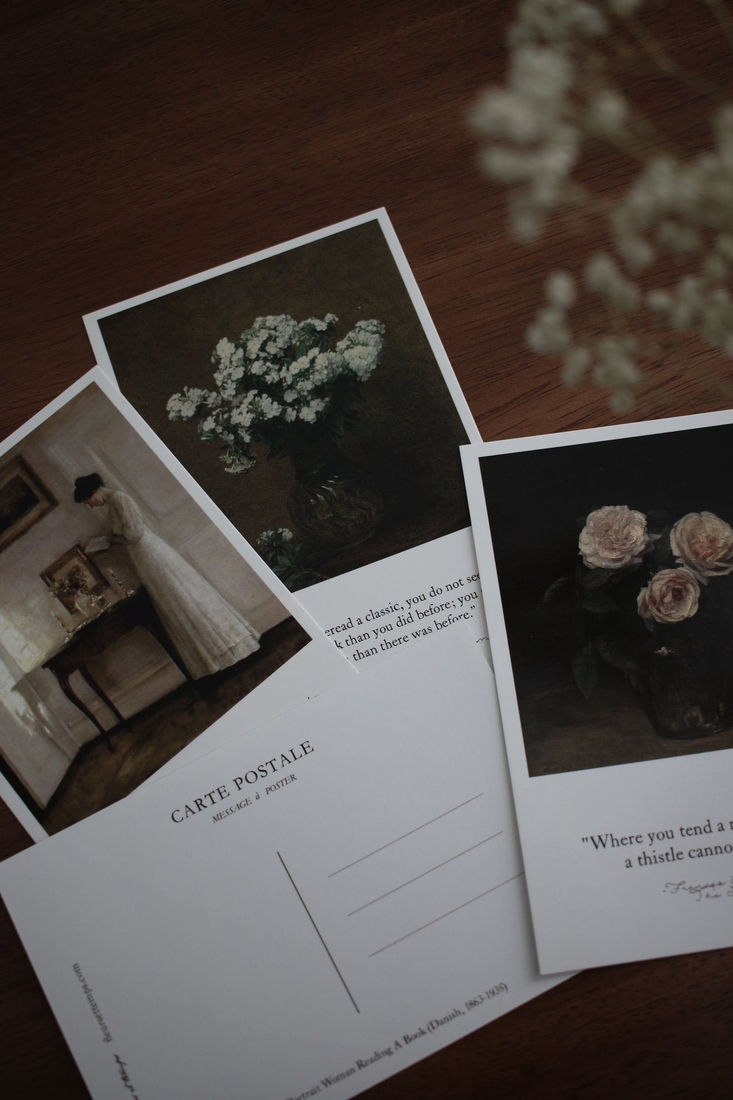 Postcard Set - Vignettes and Flowers of Old