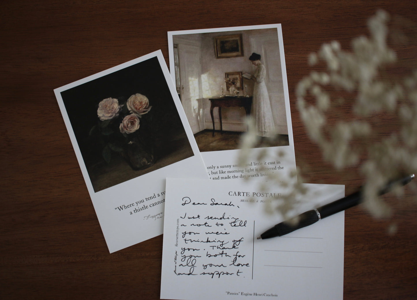 Postcard Set - Vignettes and Flowers of Old