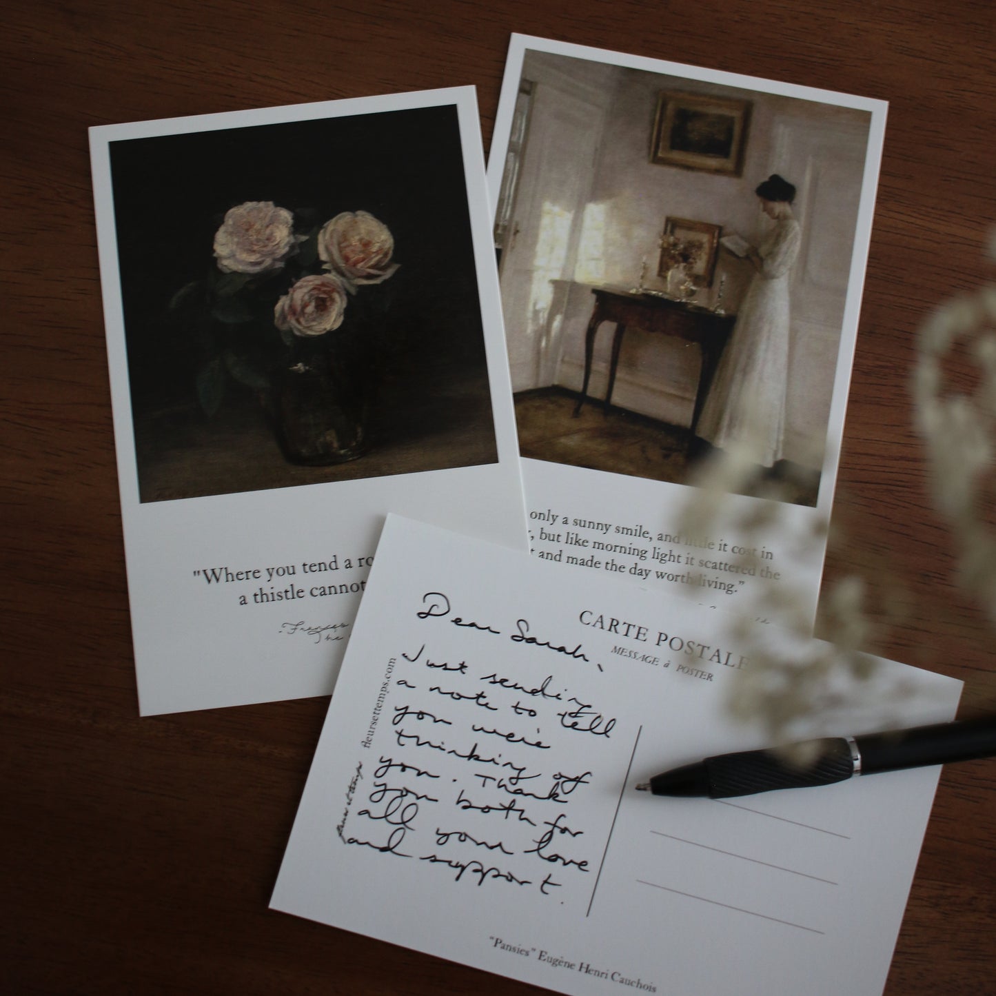 Postcard Set - Vignettes and Flowers of Old