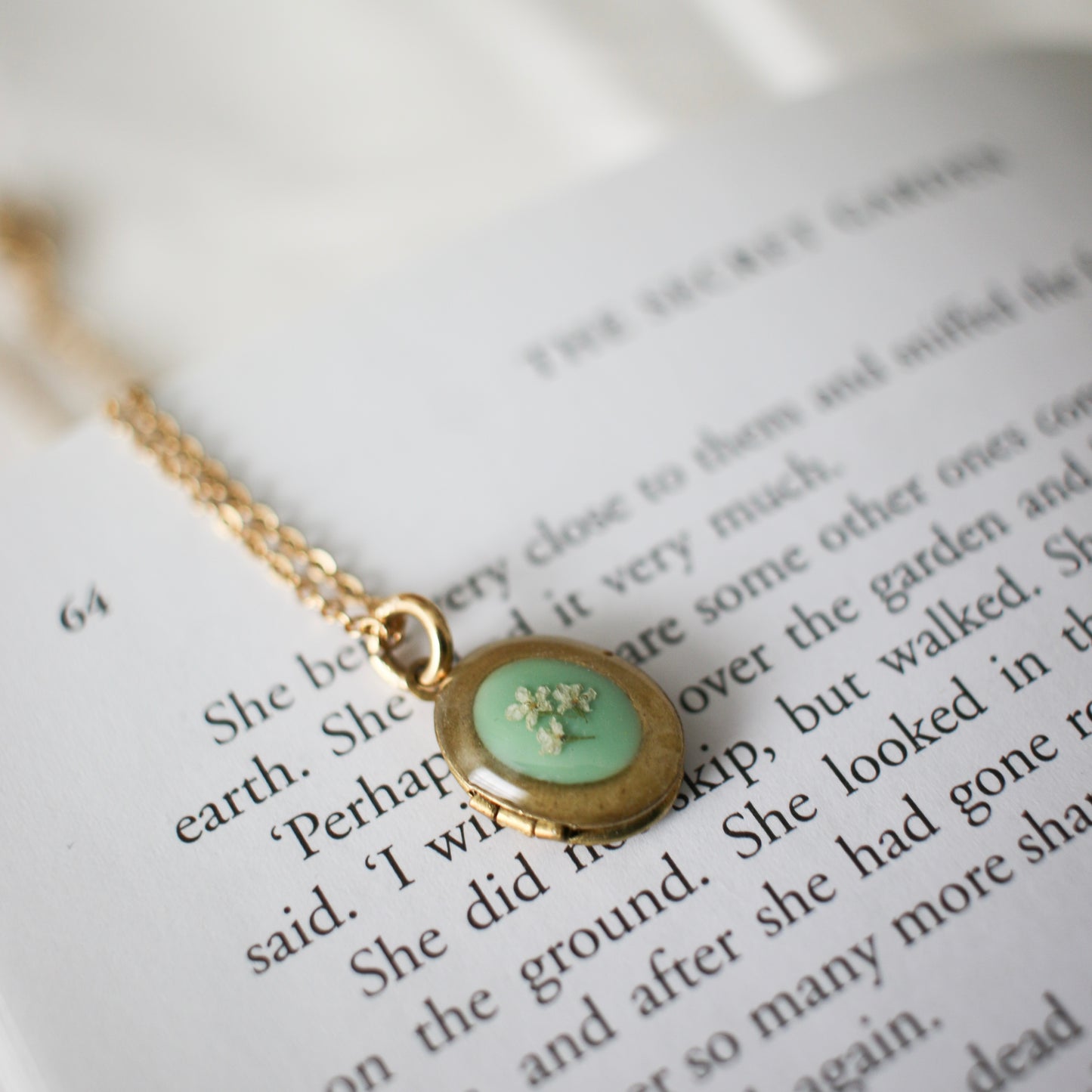 Pre Order Archibald Locket in pistachio