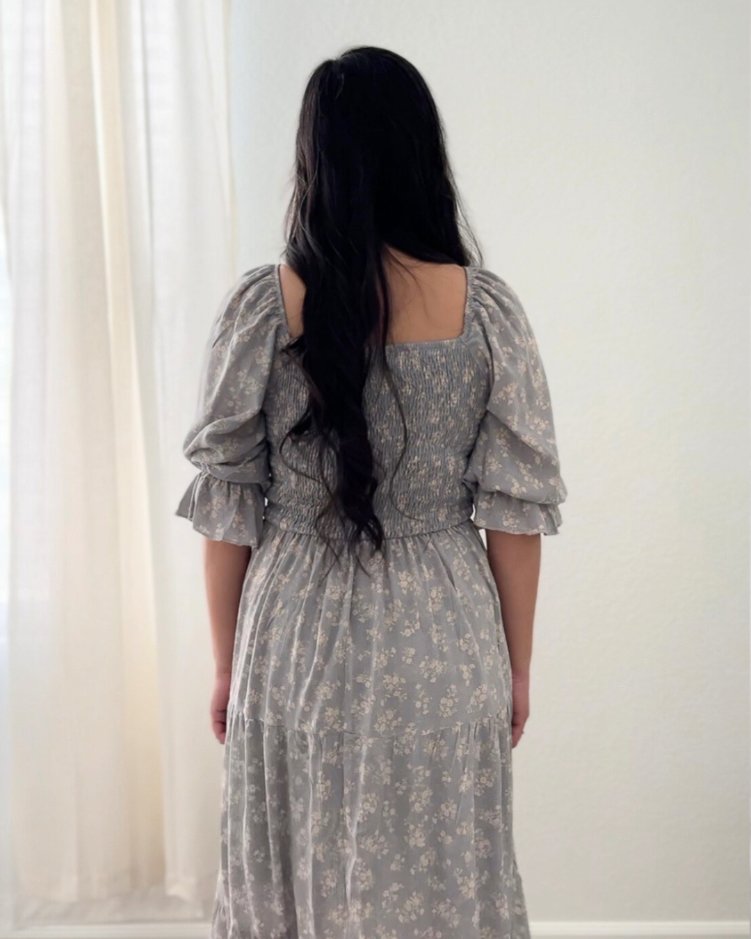 Faded Bluebell Fields Dress