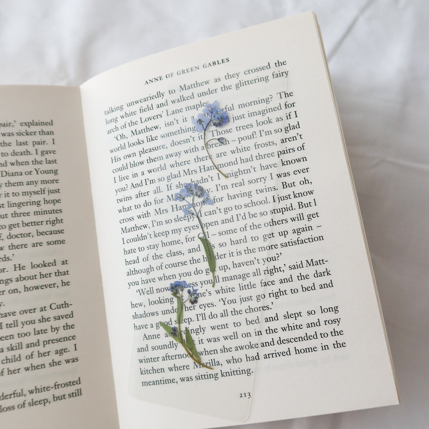 "Sea of Forget Me Nots" Bookmark