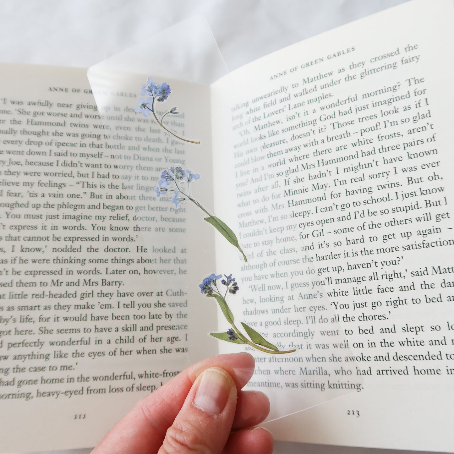 "Sea of Forget Me Nots" Bookmark