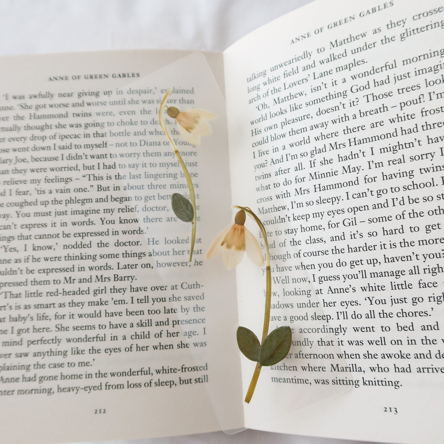 Snowdrops Bookmark