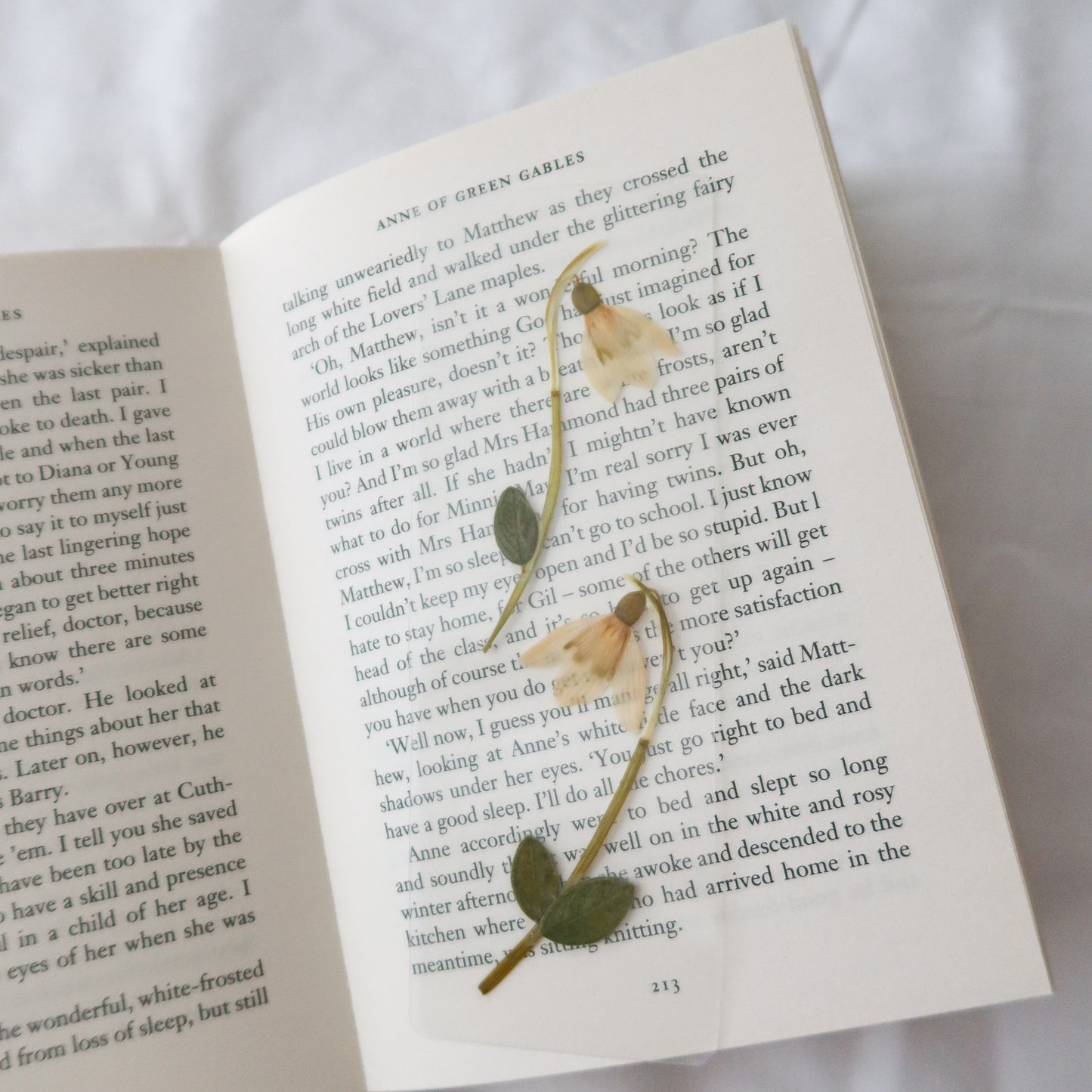 Snowdrops Bookmark