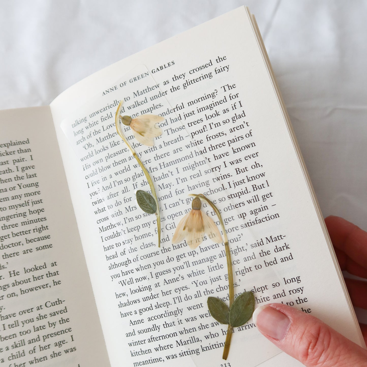 Snowdrops Bookmark