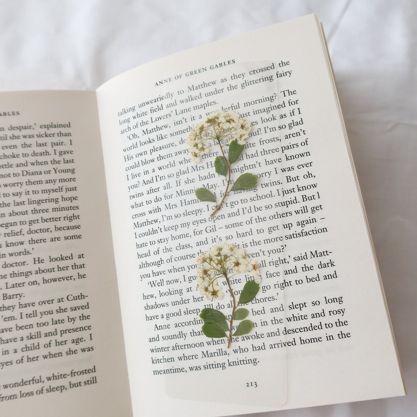 Bridal's Wreath Bookmark