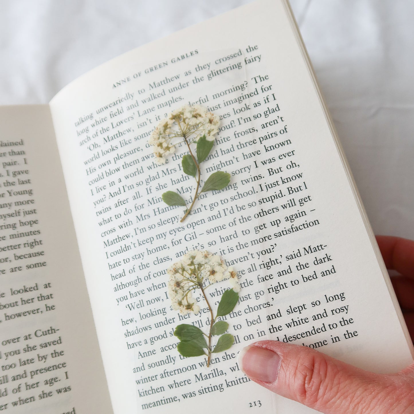 Bridal's Wreath Bookmark