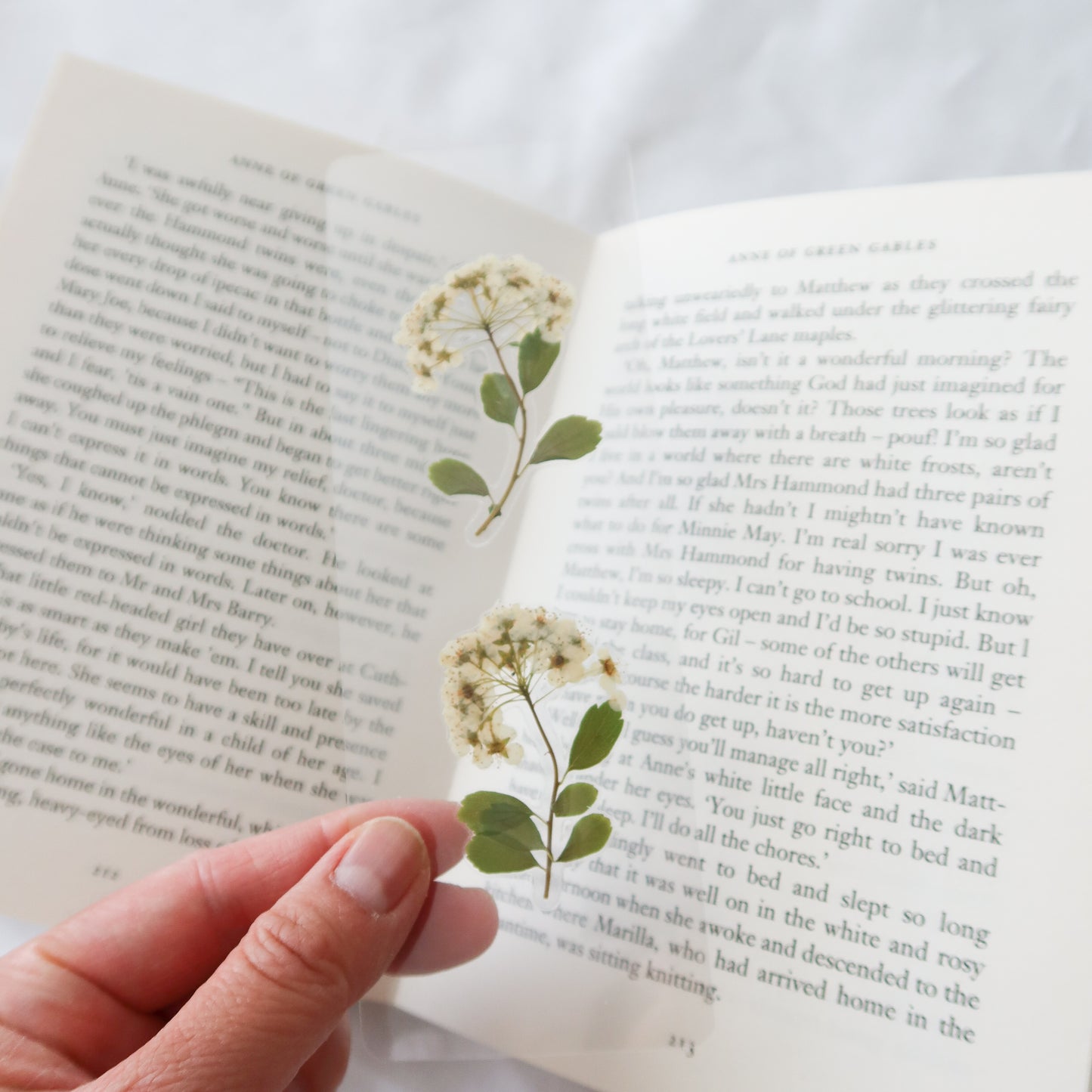 Bridal's Wreath Bookmark