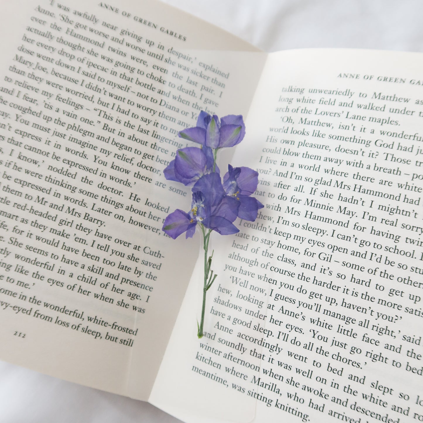 "Mountain Blooms" Larkspur Bookmark