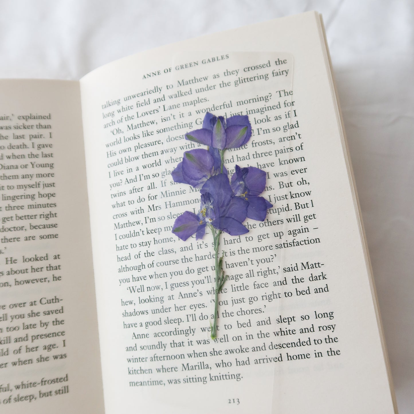 "Mountain Blooms" Larkspur Bookmark