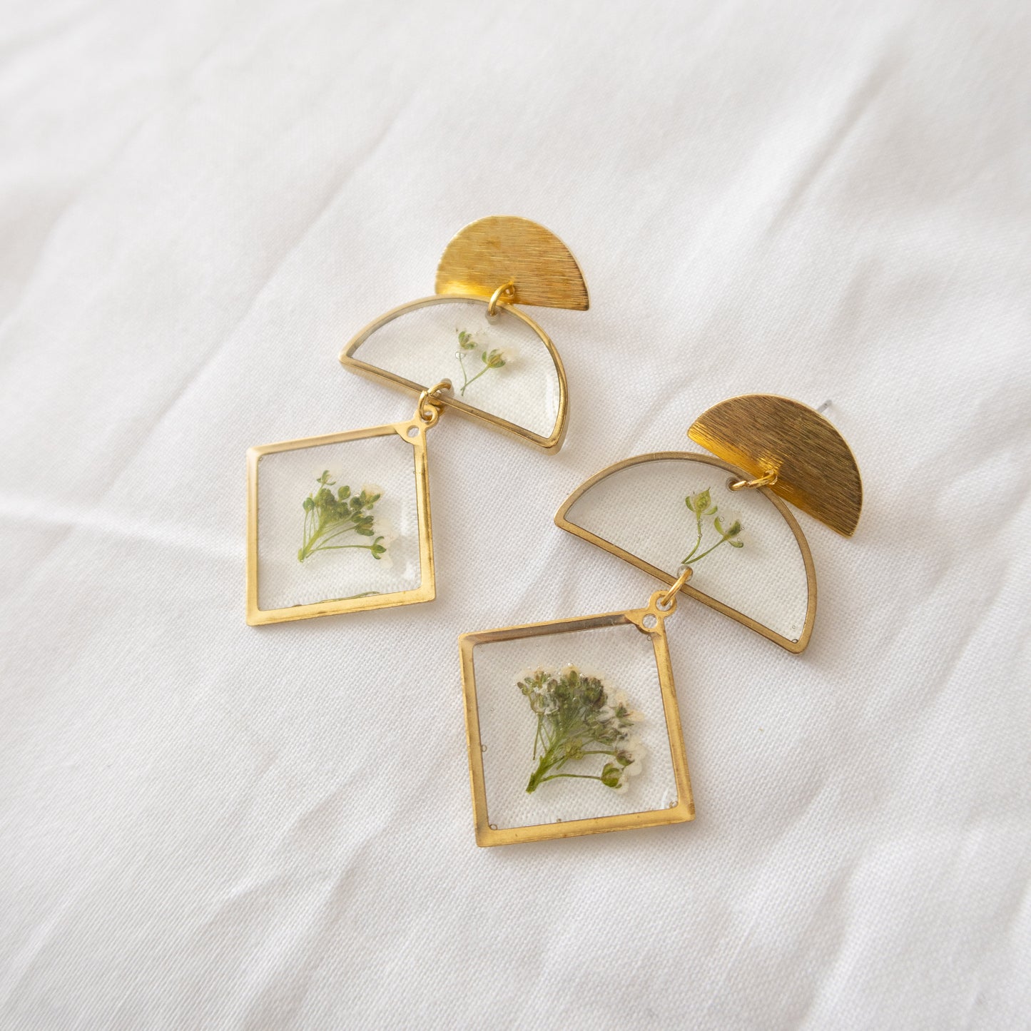Alyssum Dangle Stud Earrings