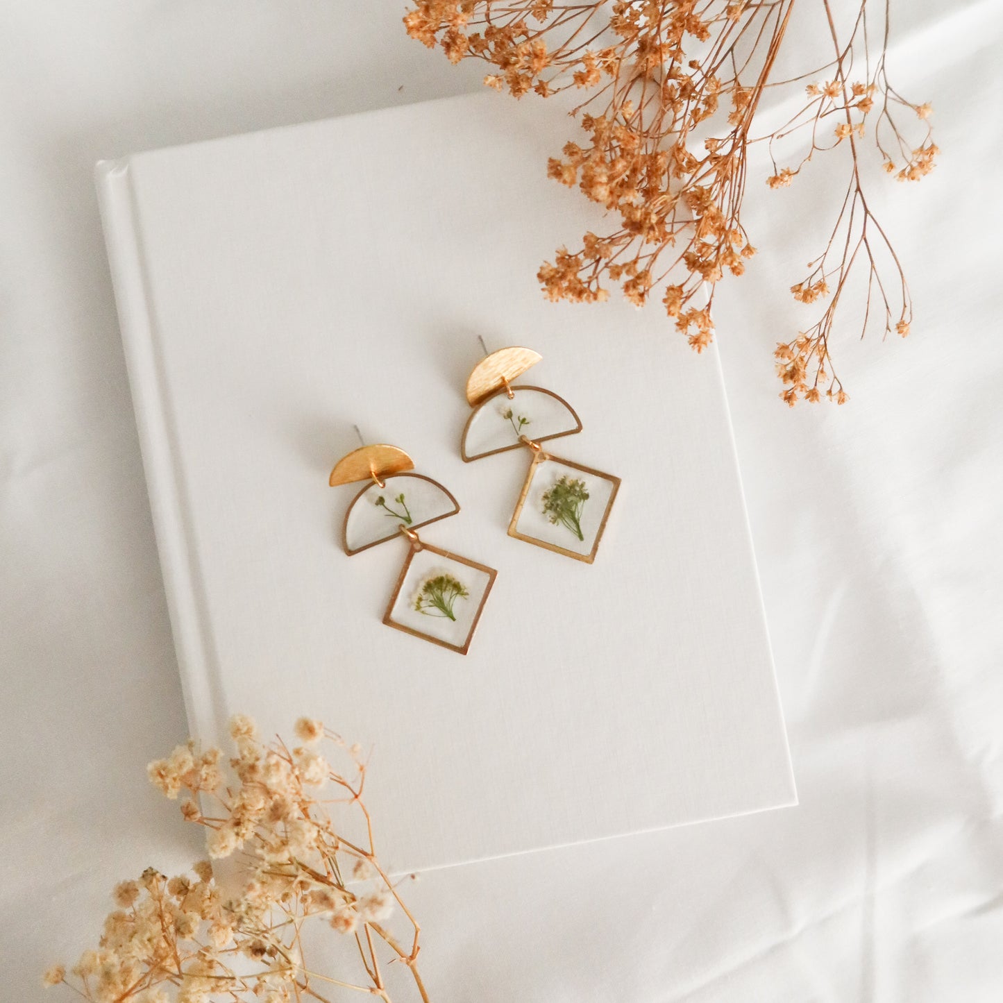 Alyssum Dangle Stud Earrings