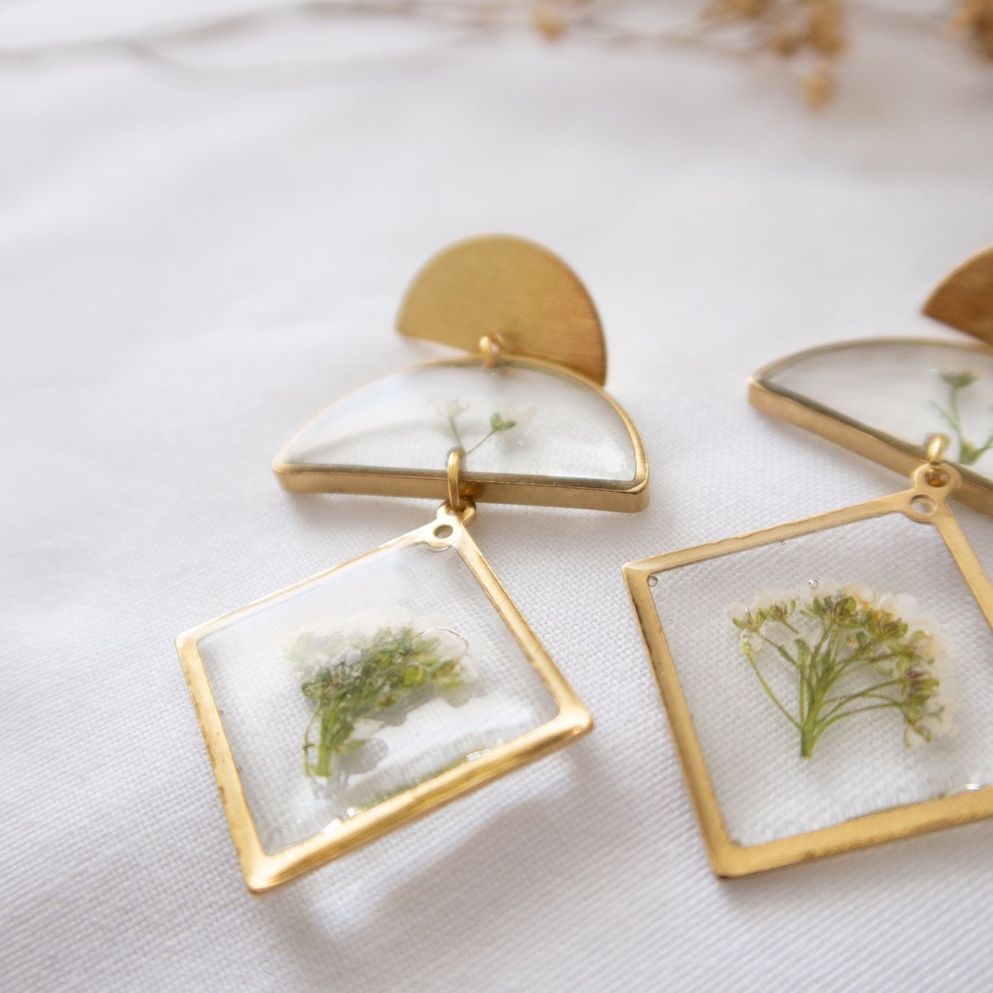 Alyssum Dangle Stud Earrings