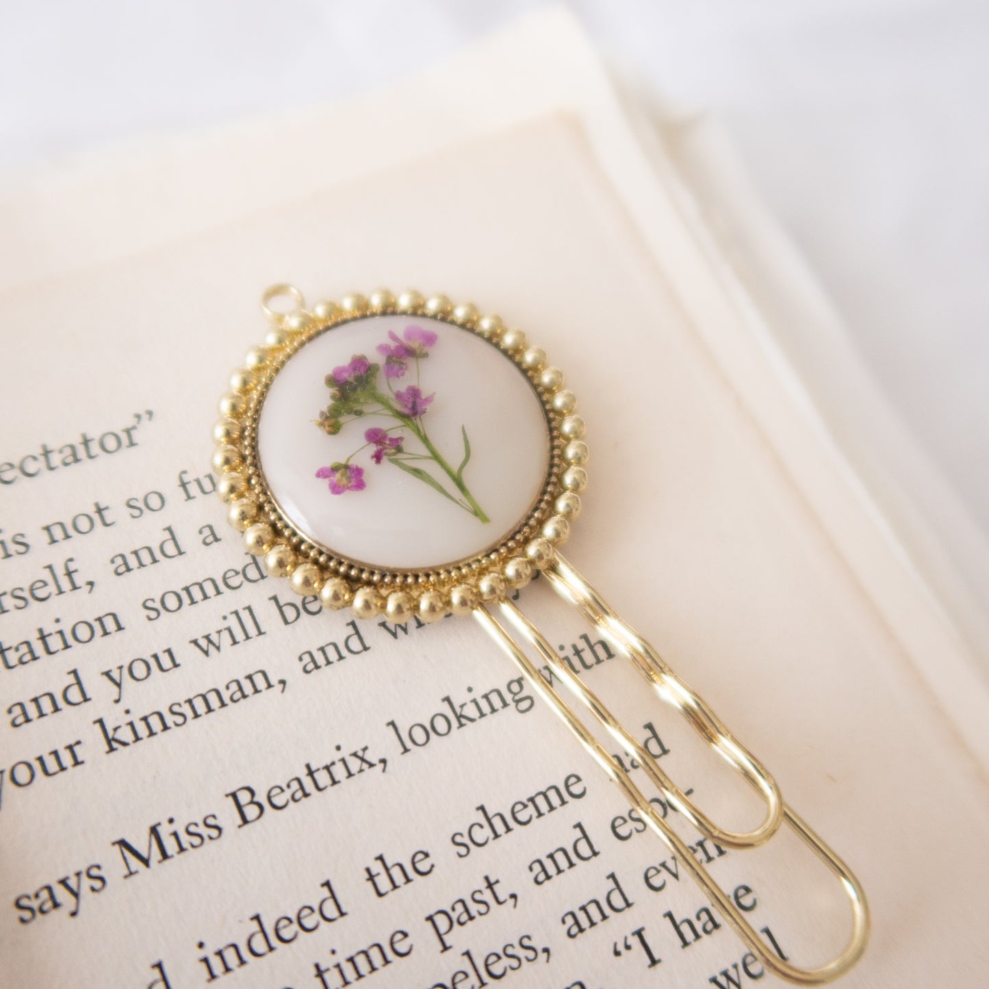 Rouge Alyssum Journal Bookmark