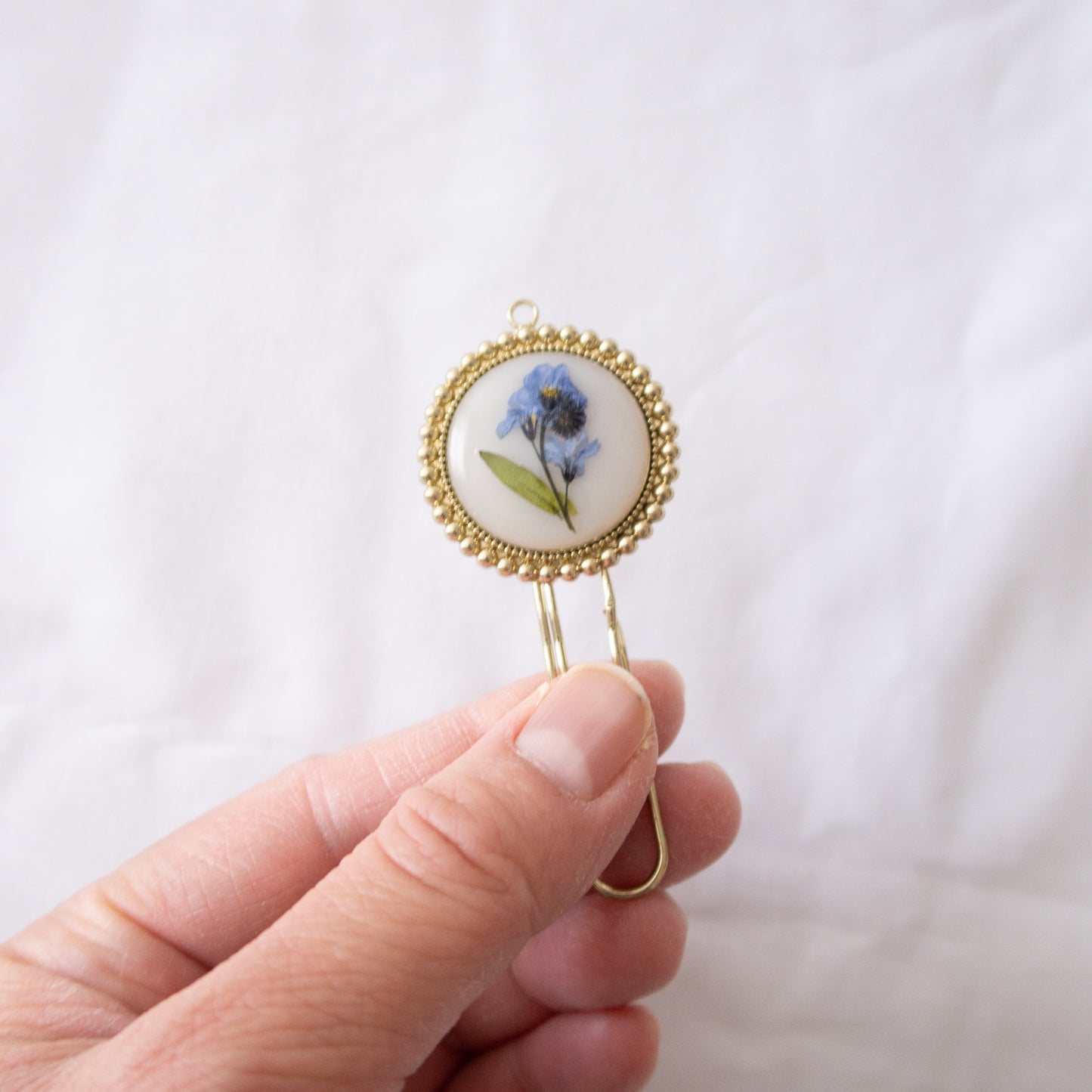 Forget Me Not Journal Bookmark