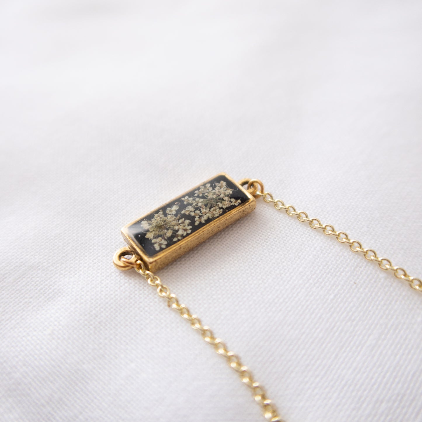 Starry Night Queen Anne's Lace Adjustable Bracelet
