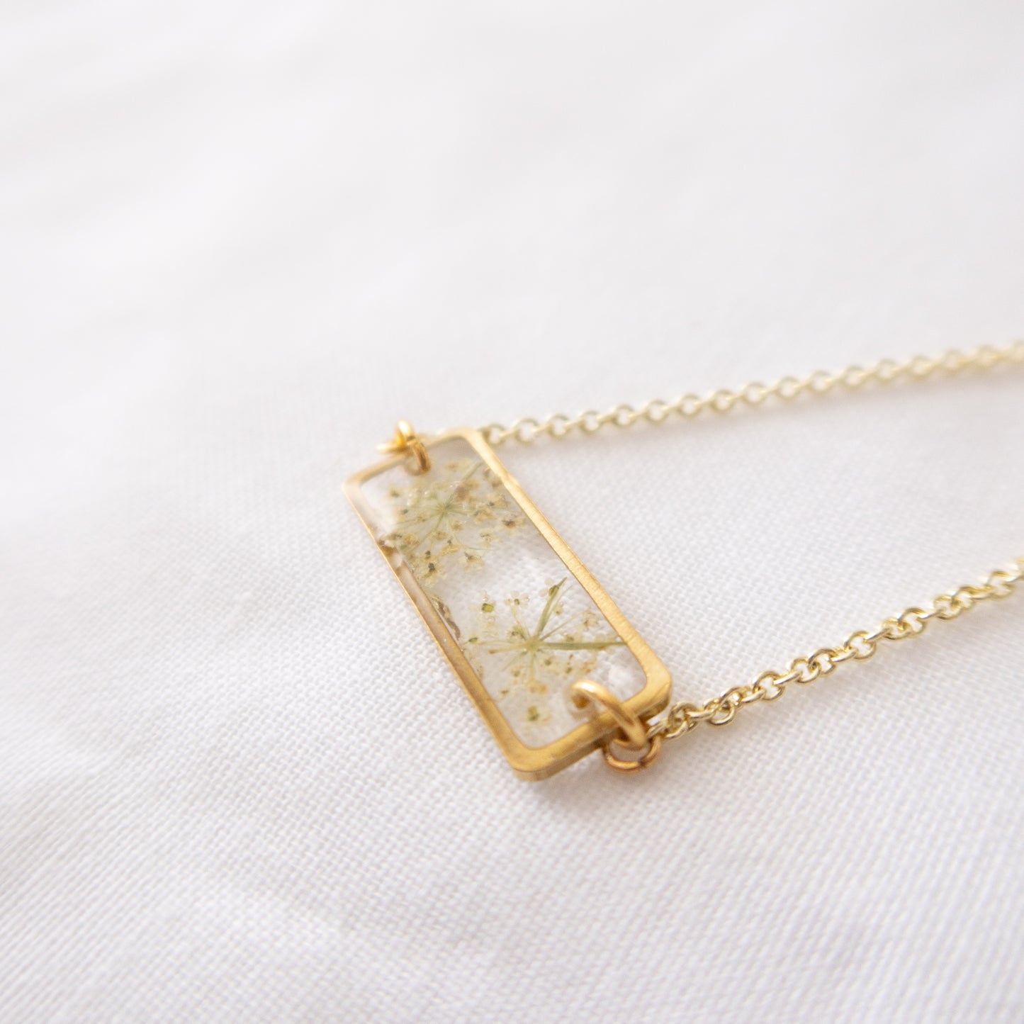 Everlasting Queen Anne's Lace Adjustable Bracelet