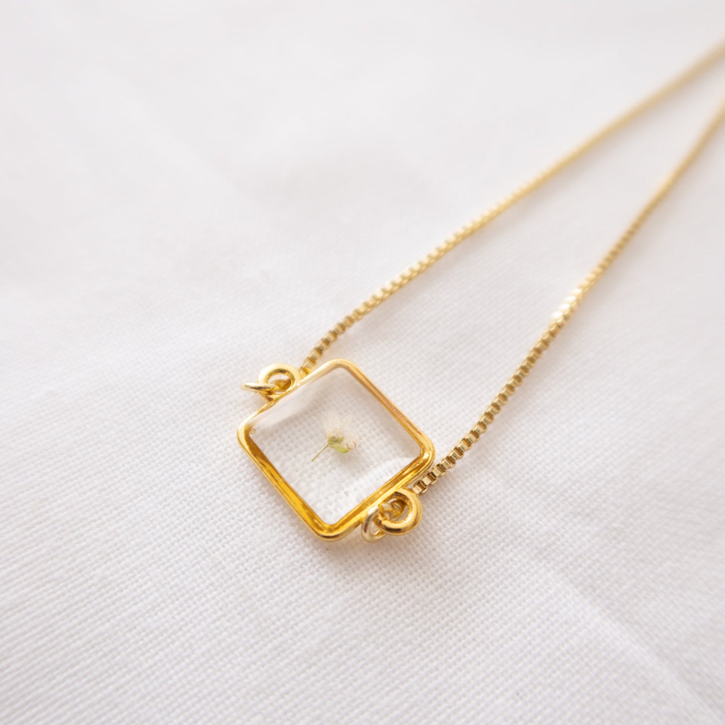 Square Alyssum Adjustable Slider Bracelet