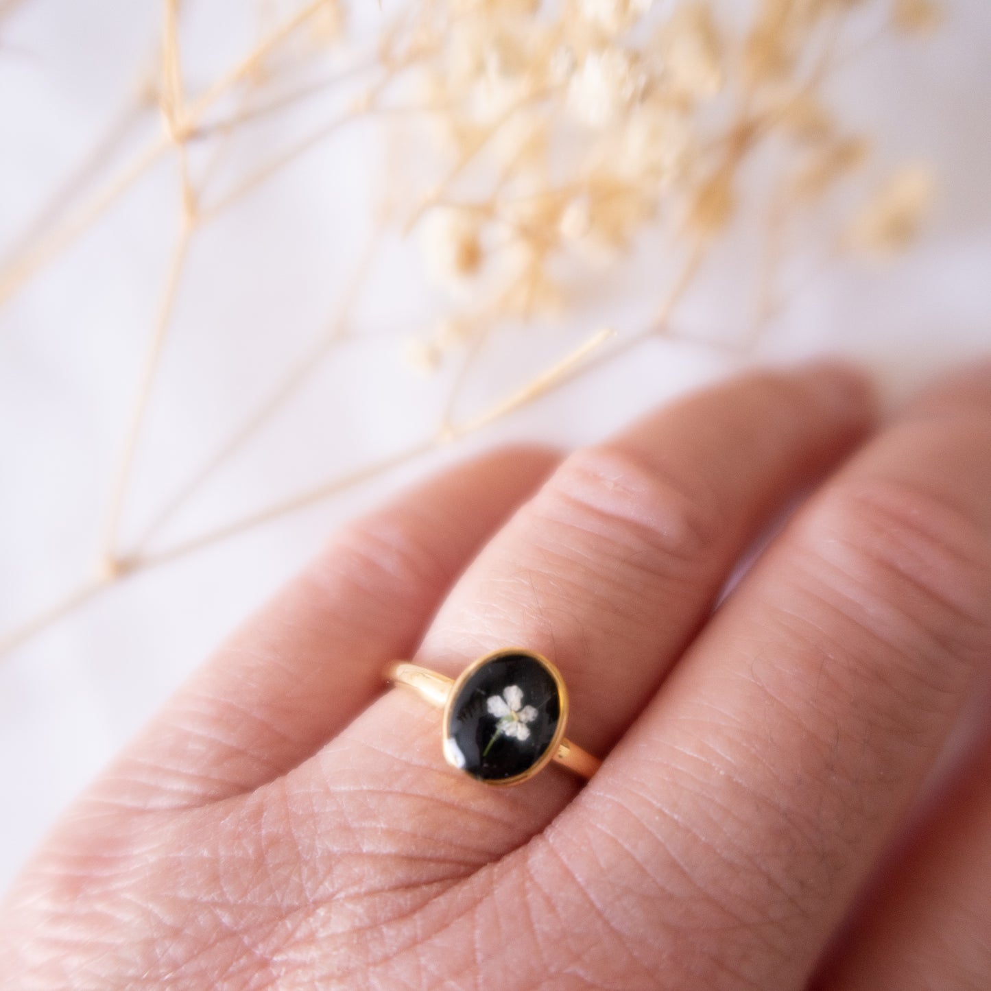 Starry Night Queen Annes Lace Ring