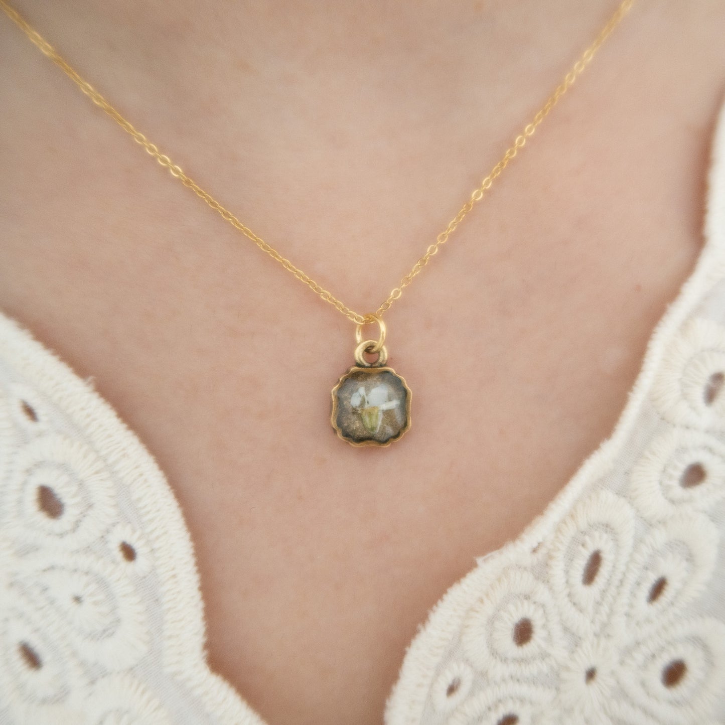 Marilla Square Necklace