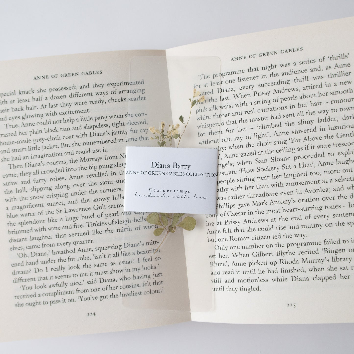 "Diana Barry" Bookmark