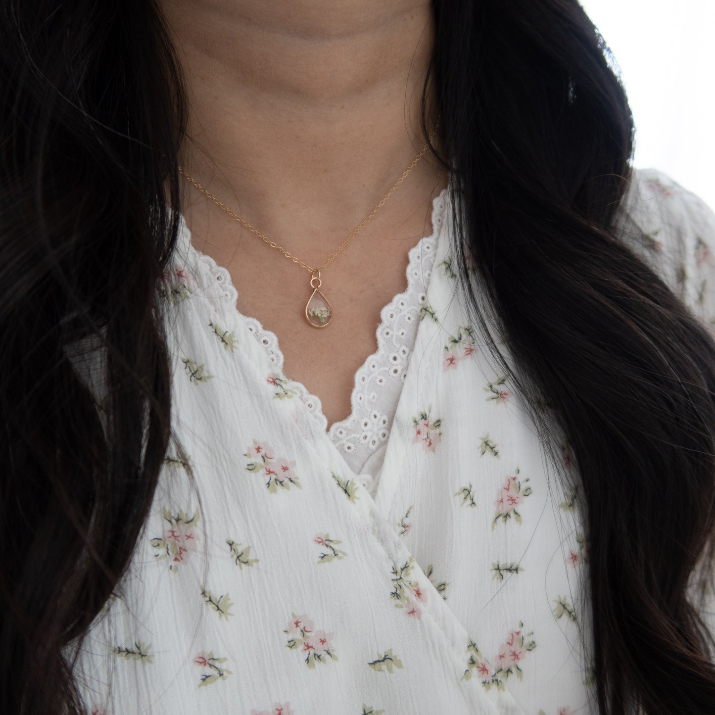Simple Raindrop Necklace