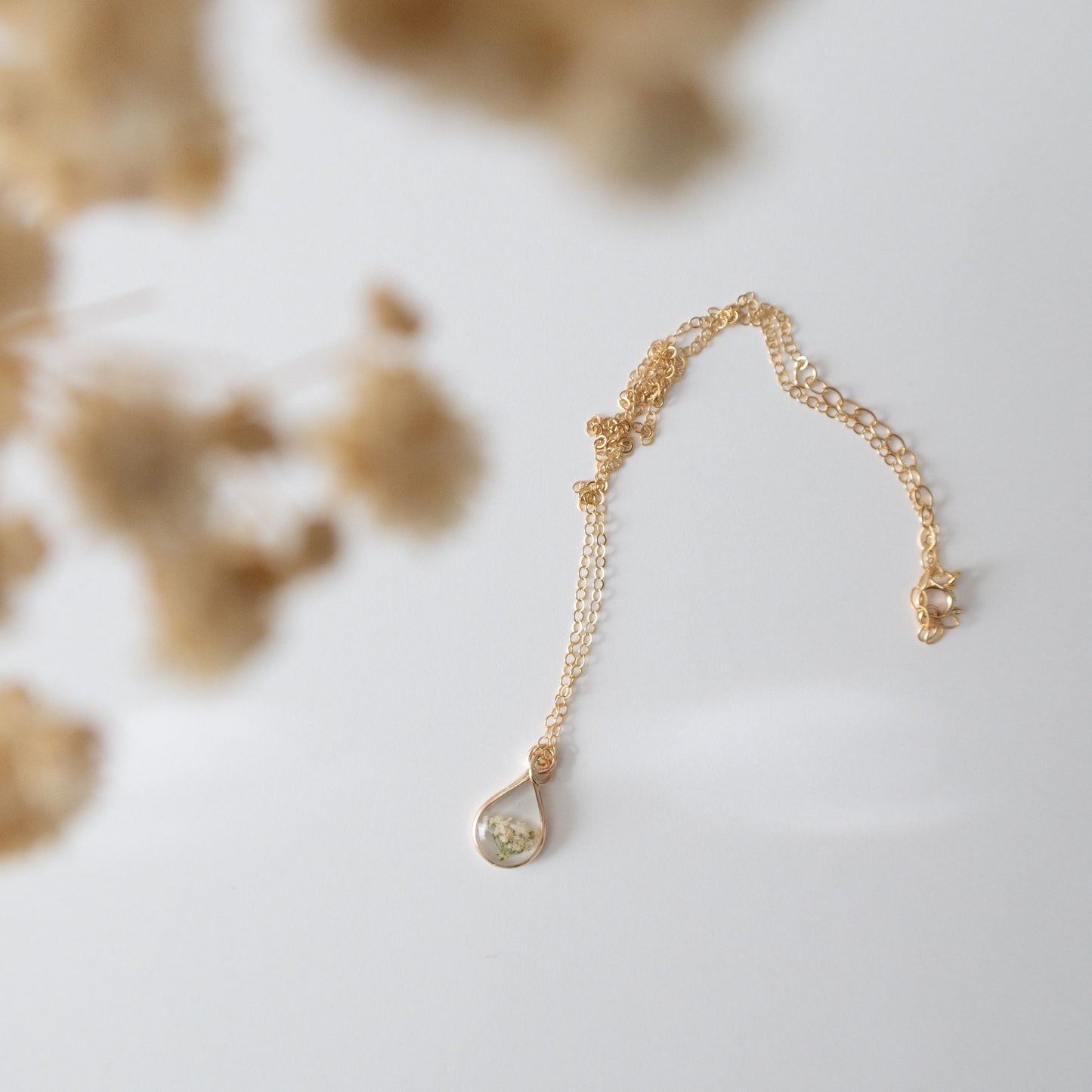 Simple Raindrop Necklace