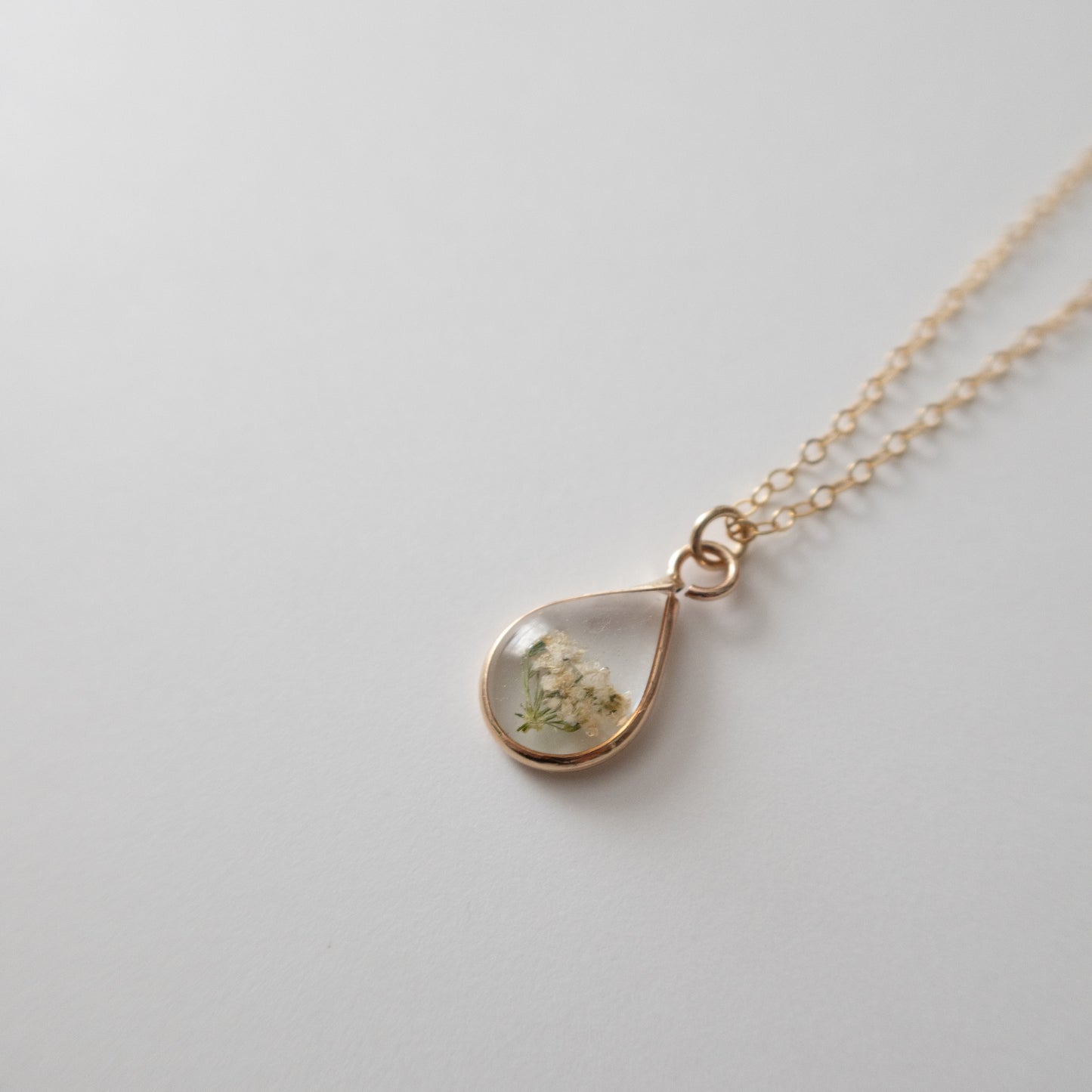 Simple Raindrop Necklace