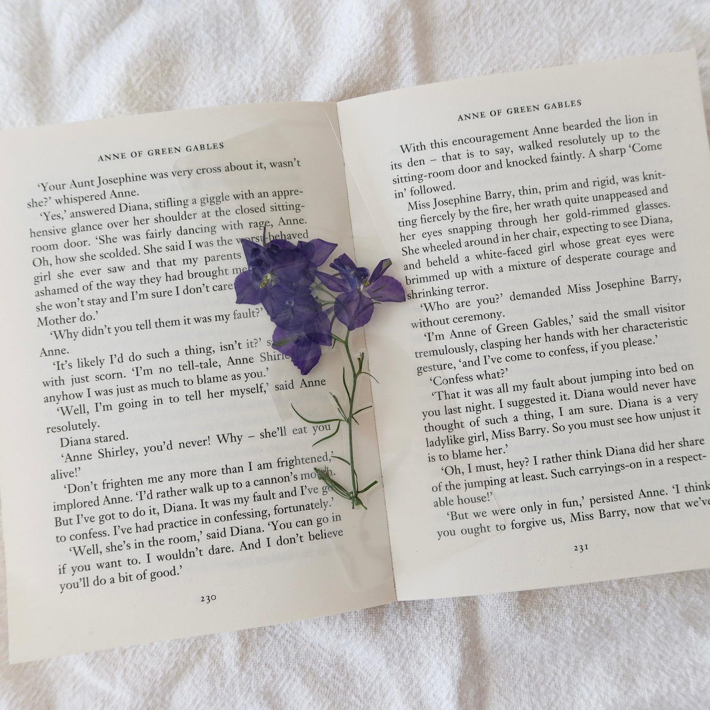 "Mountain Blooms" Larkspur Bookmark