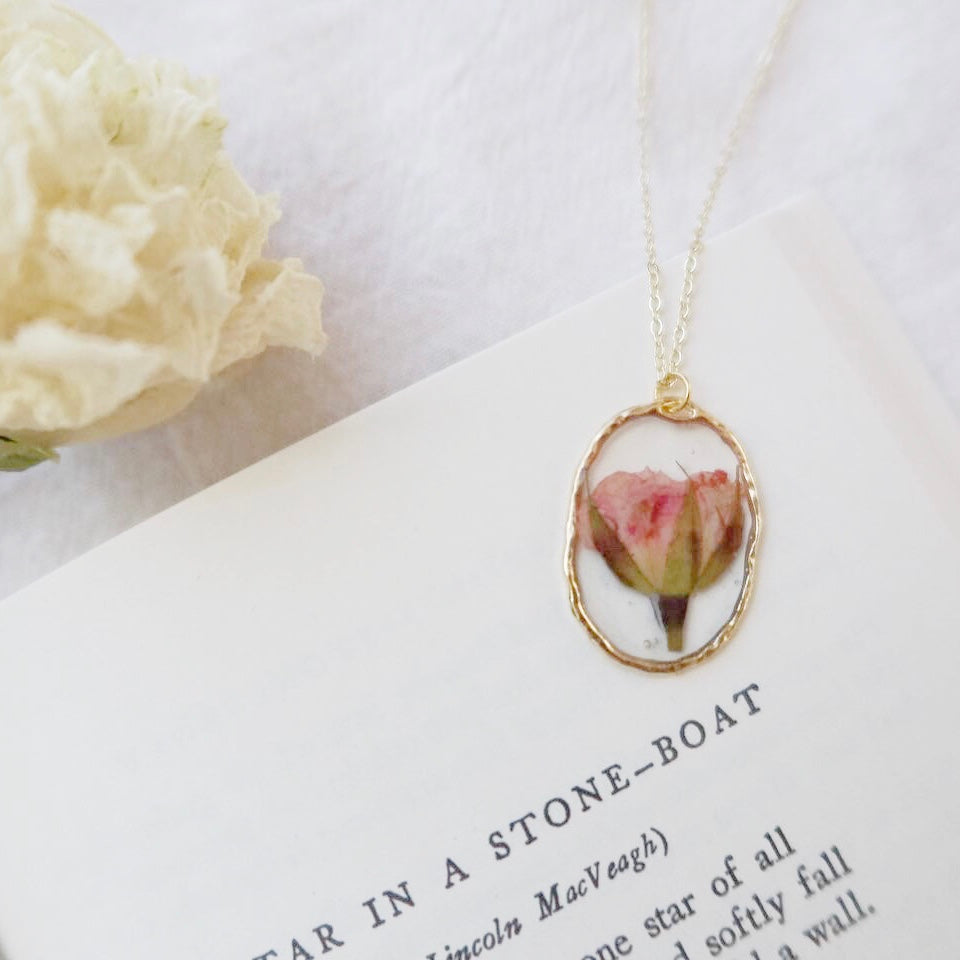 Pink Rose Pendant