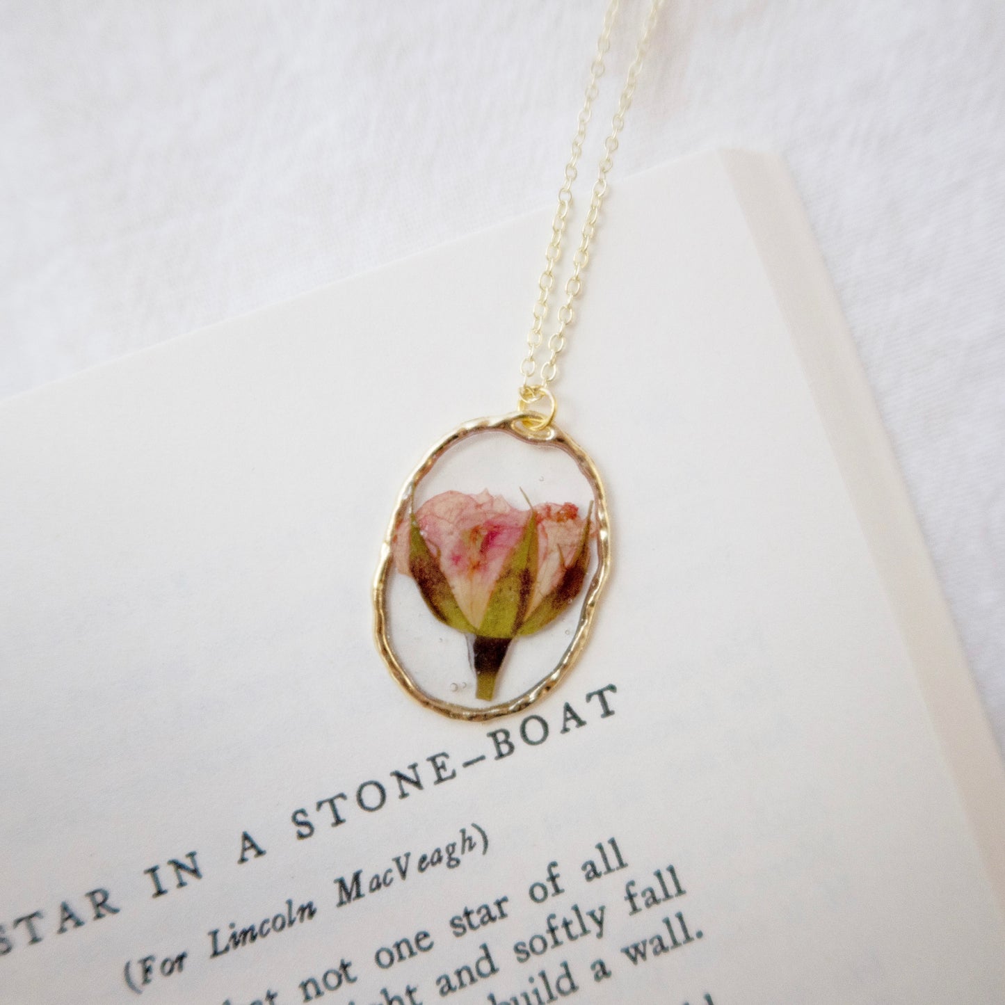 Pink Rose Pendant