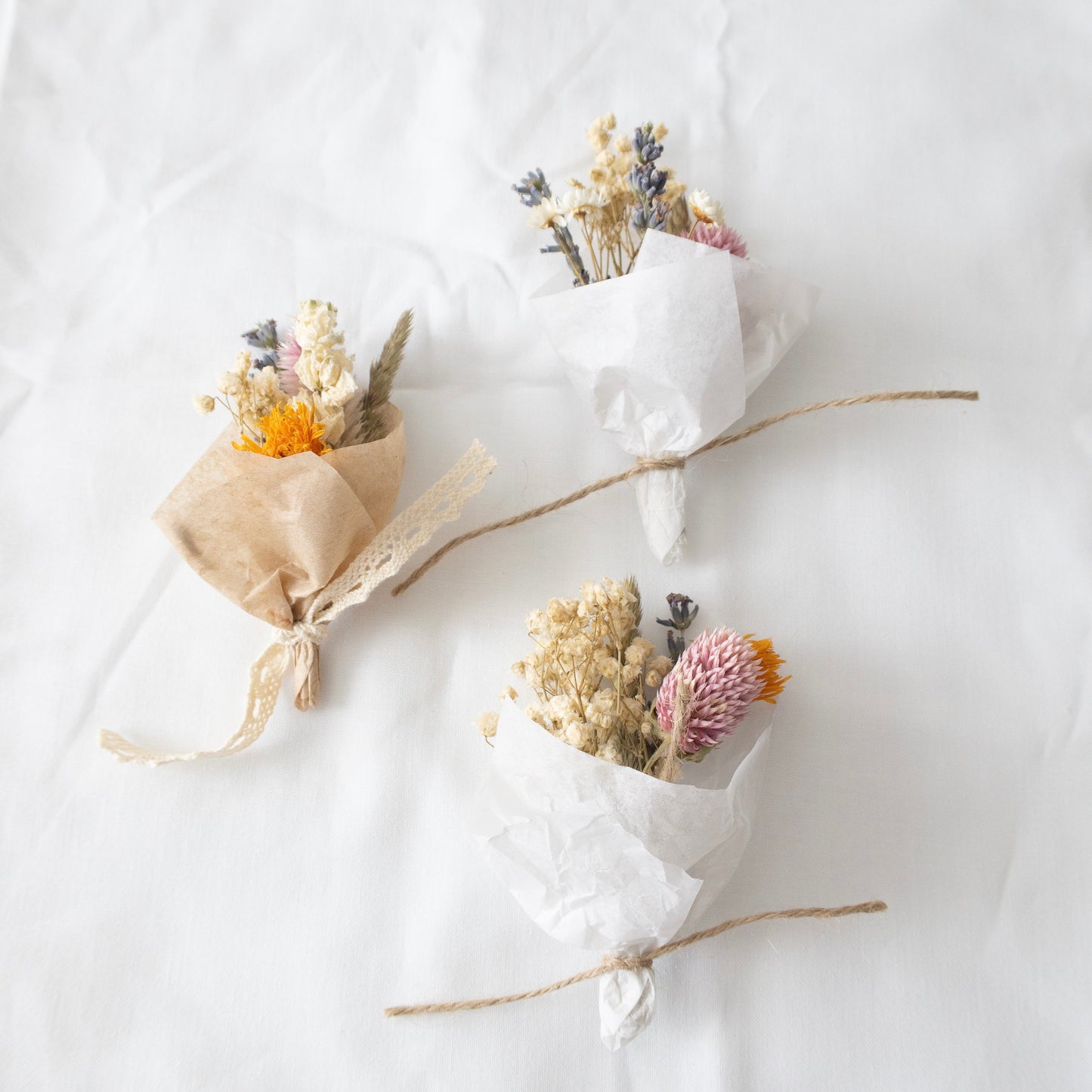 Mini Dried Wildflower Bouquet