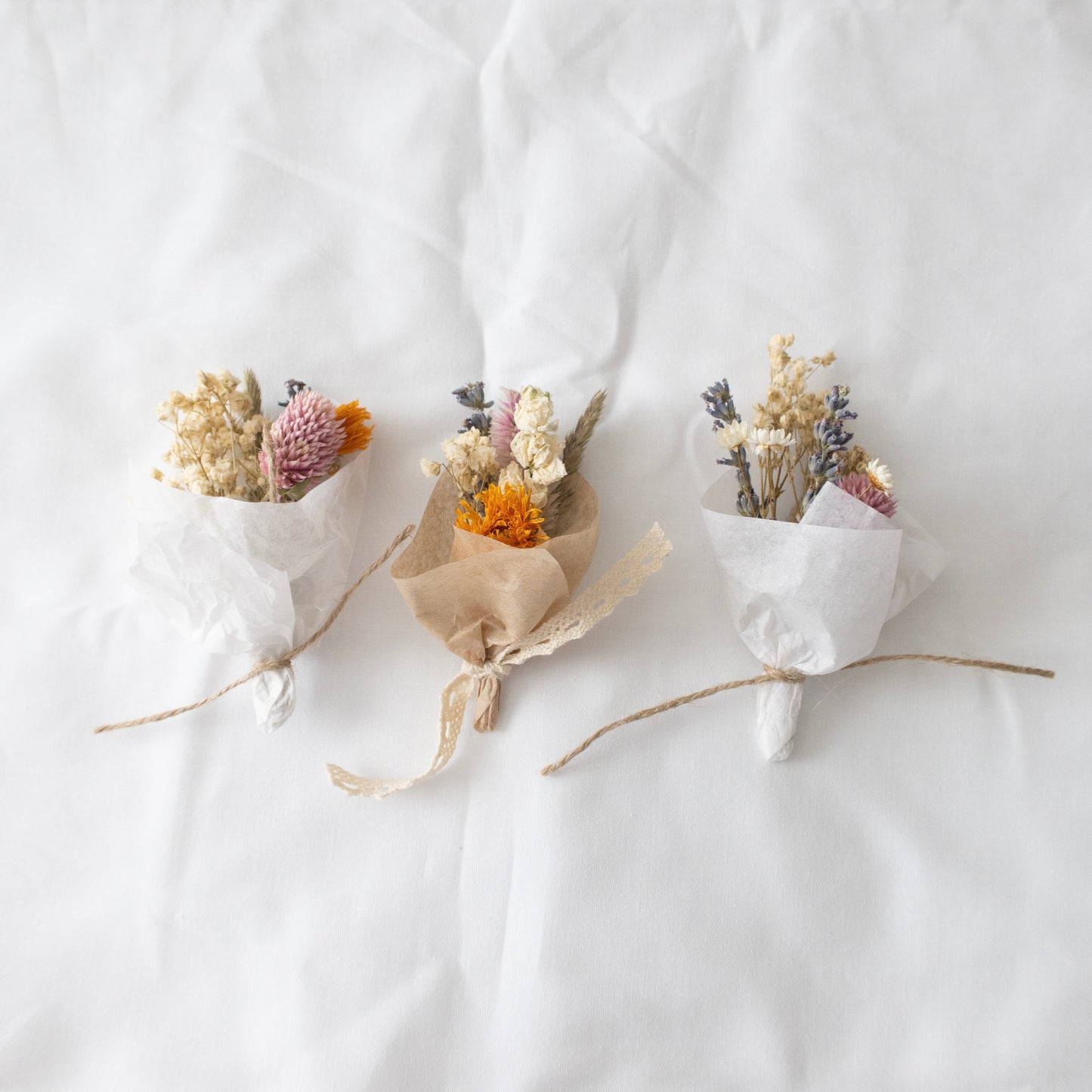Mini Dried Wildflower Bouquet