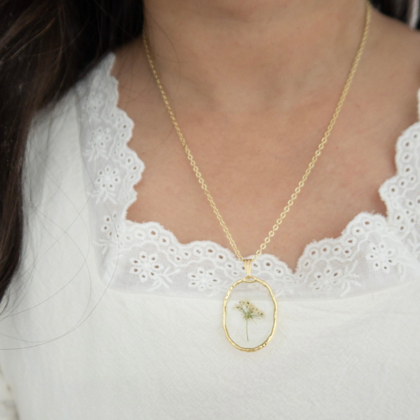 Queen Anne's Lace Pendant