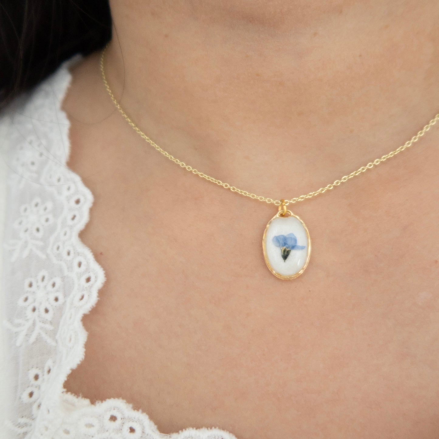 The Petit Forget Me Not Necklace