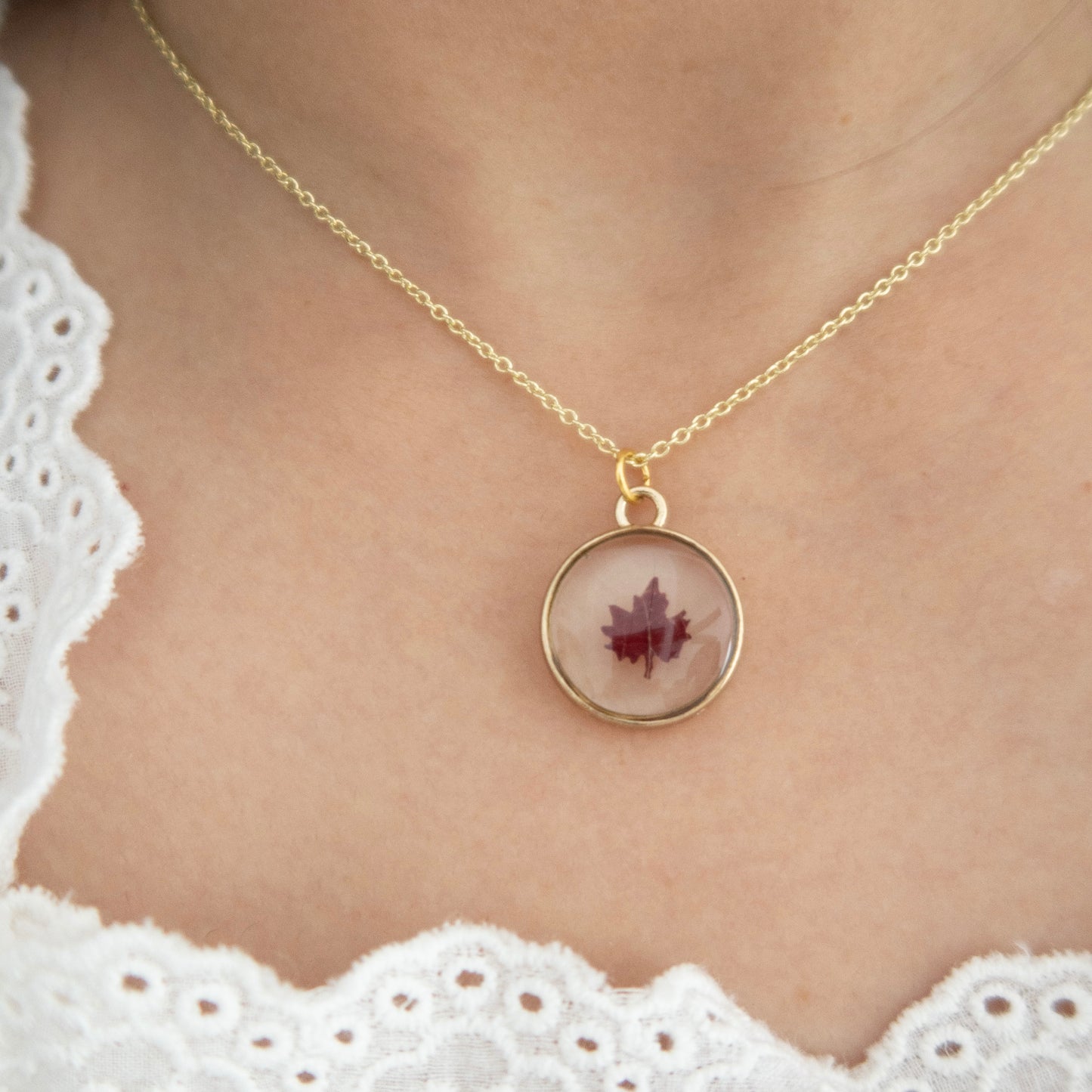 Small Maple Leaf Pendant