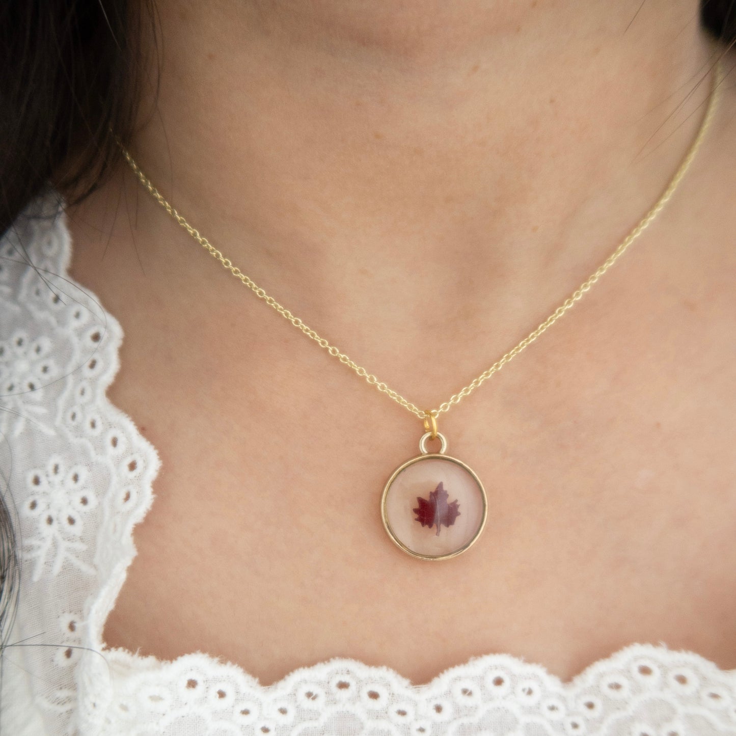 Small Maple Leaf Pendant
