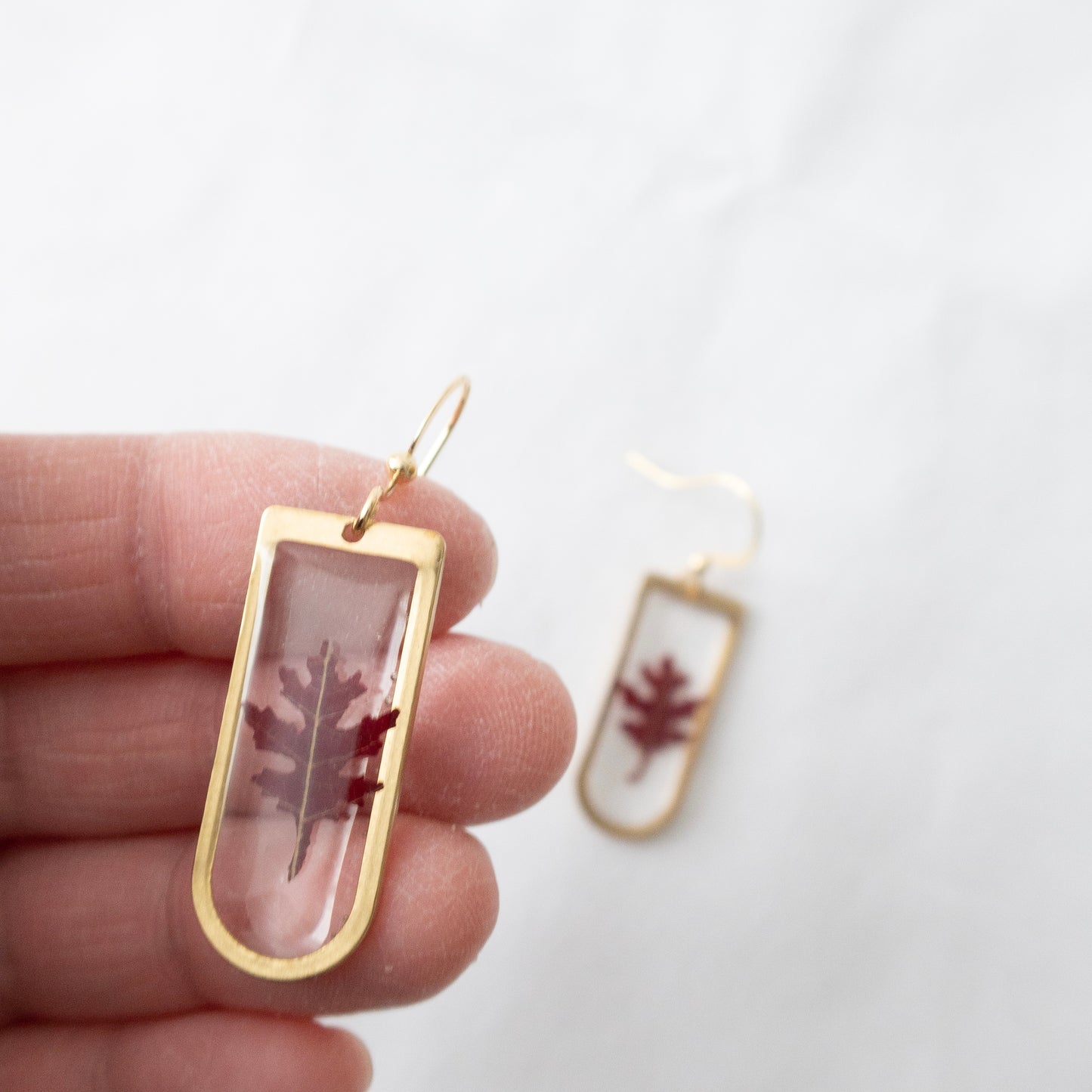 Oak Leaf Earrings