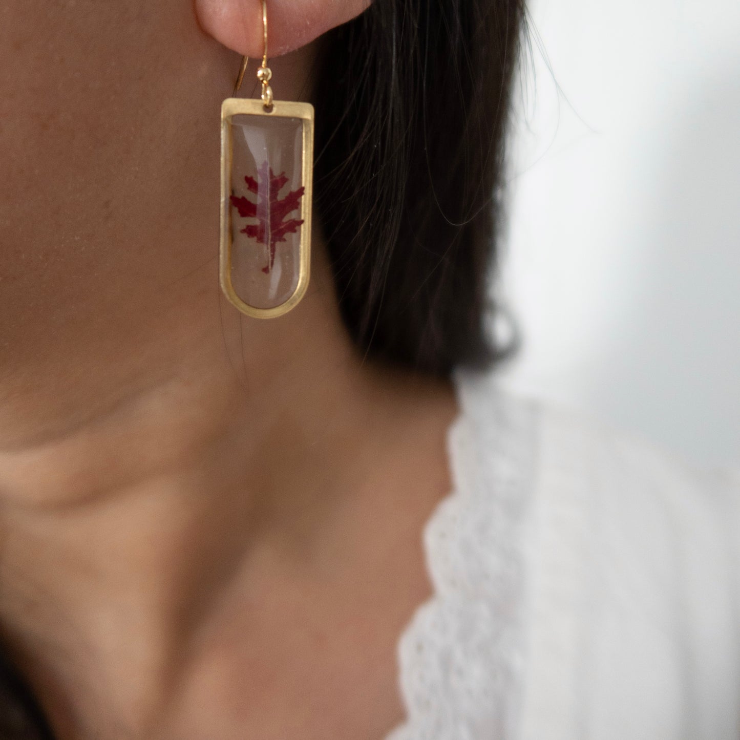 Oak Leaf Earrings