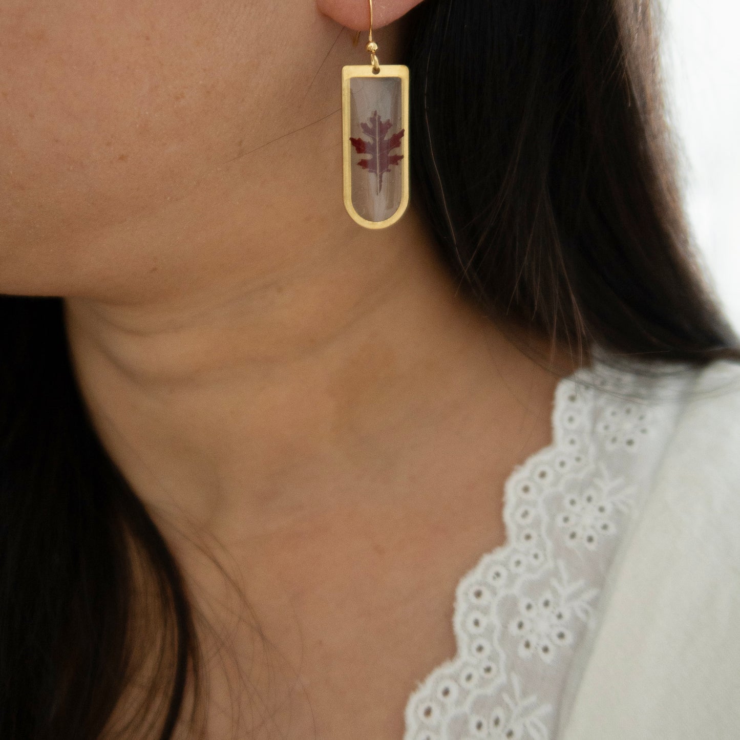 Oak Leaf Earrings